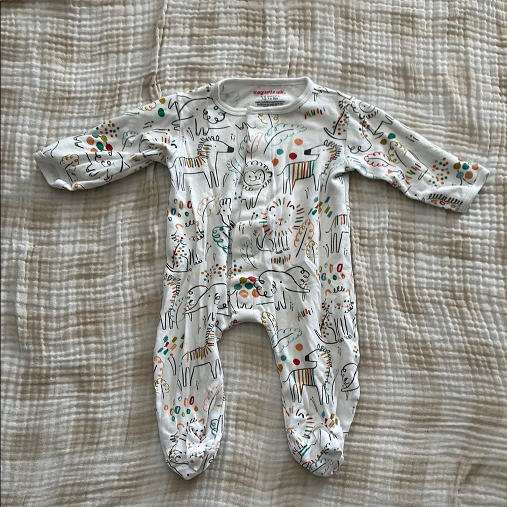 Magnetic Me Footed Onesie